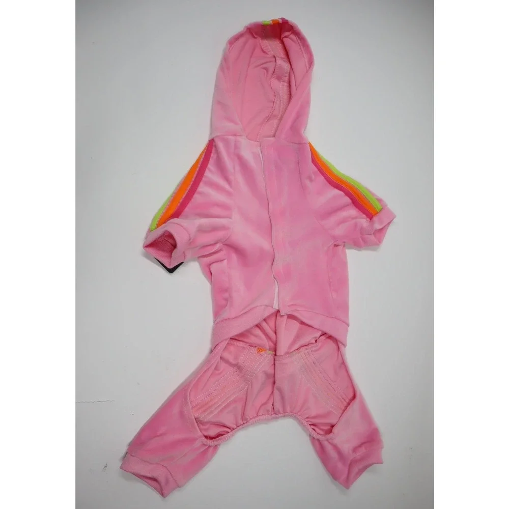 Fabdog Pink Velour Jogger - Pink -‎ 16